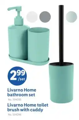Lidl Livarno Home bathroom set offer