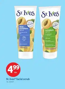 Lidl St. Ives facial scrub offer