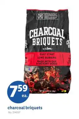 Lidl charcoal briquets offer