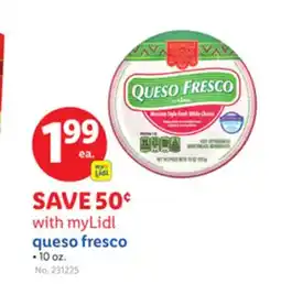 Lidl queso fresco offer