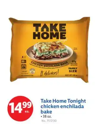 Lidl Take Home Tonight chicken enchilada bake offer