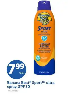 Lidl Banana Boat Sport ultra spray, SPF 30 offer