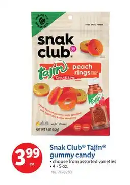 Lidl Snak Club Tajin gummy candy offer