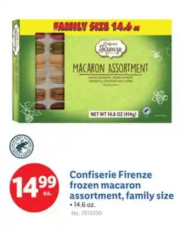 Lidl Confiserie Firenze frozen macaron assortment, family size offer