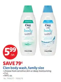 Lidl Cien body wash, family size offer