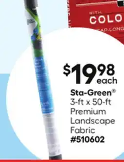 Lowe's 3-ft x 50-ft Premium Landscape Fabric offer