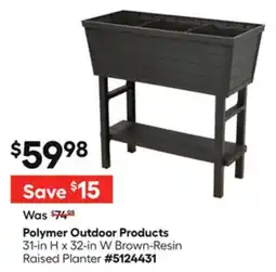 Lowe's Polymer Outdoor Products offer