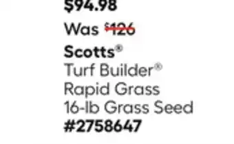 Lowe's Turf Builder Rapid Grass 16-lb Grass Seed offer