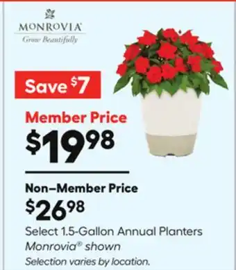Lowe's Select 1.5-Gallon Annual Planters offer