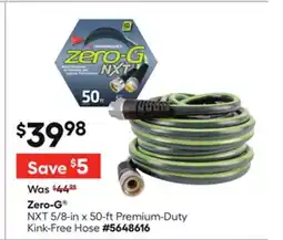 Lowe's NXT 5/8-in x 50-ft Premium-Duty Kink-Free Hose offer