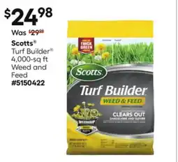 Lowe's Turf Builder 4,000-sq ft Weed and Feed offer