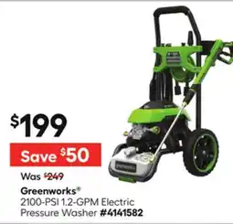 Lowe's 2100-PSI 1.2-GPM Electric Pressure Washer offer