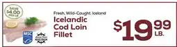 DeCicco & Sons Icelandic Cod Loin Fillet offer