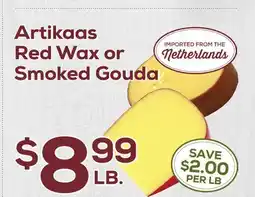 DeCicco & Sons Artikaas Red Wax or Smoked Gouda offer