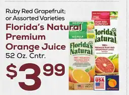 DeCicco & Sons Florida's Natural Premium Orange Juice offer