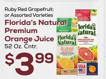 DeCicco & Sons Florida's Natural Premium Orange Juice offer