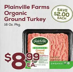 DeCicco & Sons Plainville Farms Organic Ground Turkey offer