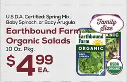 DeCicco & Sons Earthbound Farm Organic Salads offer