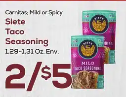 DeCicco & Sons Siete Taco Seasoning offer