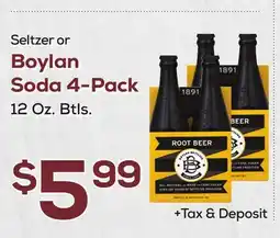 DeCicco & Sons Boylan Soda 4-Pack offer