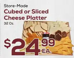 DeCicco & Sons Cubed or Sliced Cheese Platter offer