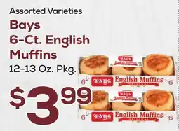 DeCicco & Sons Bays 6-Ct. English Muffins offer