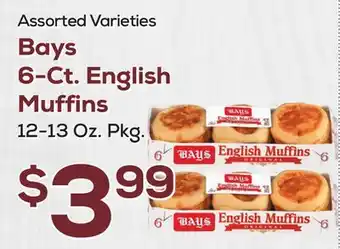 DeCicco & Sons Bays 6-Ct. English Muffins offer
