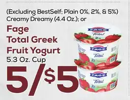DeCicco & Sons Fage Total Greek Fruit Yogurt offer