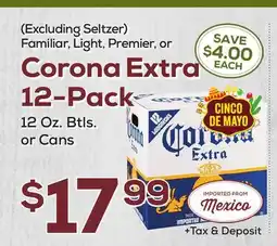 DeCicco & Sons Corona Extra 12-Pack offer