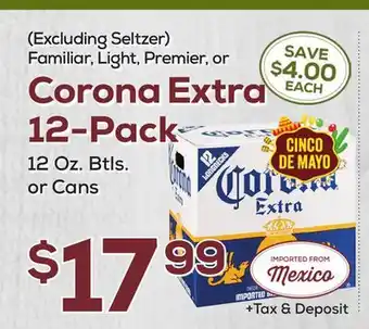 DeCicco & Sons Corona Extra 12-Pack offer