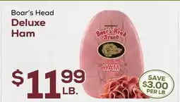 DeCicco & Sons Boar's Head Deluxe Ham offer