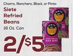 DeCicco & Sons Siete Refried Beans offer