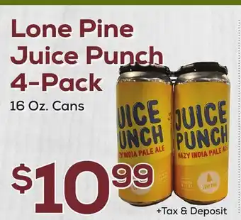 DeCicco & Sons Lone Pine Juice Punch 4-Pack offer