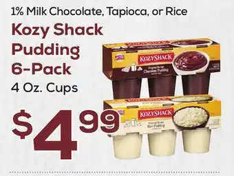 DeCicco & Sons Kozy Shack Pudding 6-Pack offer