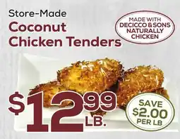 DeCicco & Sons Coconut Chicken Tenders offer