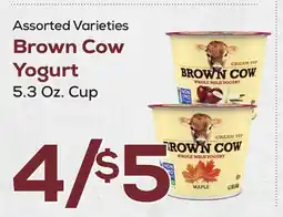 DeCicco & Sons Brown Cow Yogurt offer