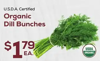 DeCicco & Sons Organic Dill Bunches offer