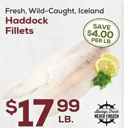 DeCicco & Sons Fresh, Wild-Caught, Iceland Haddock Fillets offer