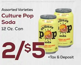 DeCicco & Sons Culture Pop Soda offer