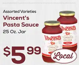 DeCicco & Sons Vincent's Pasta Sauce offer