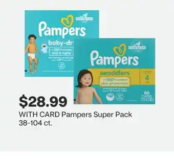 CVS Pampers Super Pack 38-104 ct offer