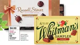 CVS Russell Stover 7.1-12 oz or Whitman's Sampler 10 oz offer