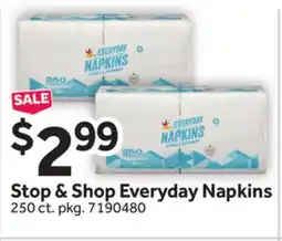 Stop&Shop Stop & Shop Everyday Napkins offer