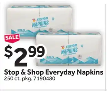 Stop&Shop Stop & Shop Everyday Napkins offer