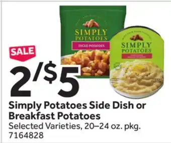 Stop&Shop Simply Potatoes Side Dish or Breakfast Potatoes offer