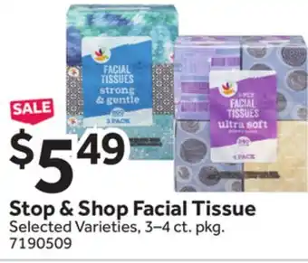 Stop&Shop Stop & Shop Facial Tissue offer