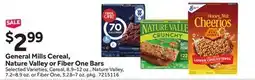 Stop&Shop General Mills Cereal, Nature Valley or Fiber One Bars offer