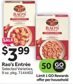 Stop&Shop Rao's Entrée offer