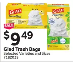 Stop&Shop Glad Trash Bags offer
