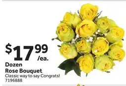 Stop&Shop Dozen Rose Bouquet offer